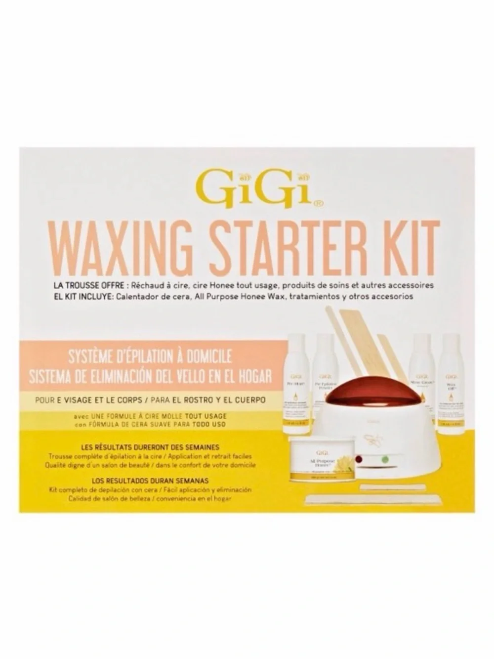 Target GiGi Waxing Starter Kit - White, Yellow, Peach